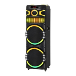 Zvucnik bluetooth ndr-m22003 100w 2*12 inca sa dva mikrofona crni ( ZV1247 )