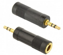 A-6.35F-3.5M Gembird 6.35 mm zenski na 3.5 mm muski audio adapter - Img 1