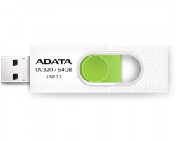 A-Data USB flash 64GB 3.1 AUV320-64G-RWHGN belo zeleni - Img 1