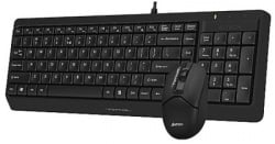 A4-F1512 A4Tech tastatura YU-LAYOUT + mis USB, Black - Img 4