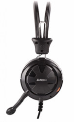 A4Tech gejmerske slusalice sa mikrofonom, 40mm/32ohm, black, 2x3.5mm A4-HS-28-1 - Img 4