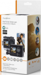 ACAM31BK Dual screen action cam with HD 1080p@30fps resolution Nedis - Img 6