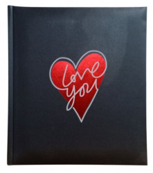 Album 13x18/200 love black ( K2843B )