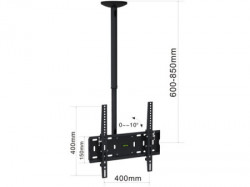 Alpha nosac za TV/32"-55" plafonski nagib 0°do+10° okret 360° vesa 400X400/do 40kg/60-85cm od plafona~1 ( ALPHA 32/55 Air ) - Img 1