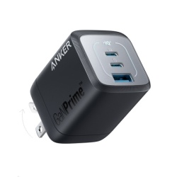 Anker prime 67w gan wall charger 3 ports black