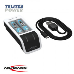 Ansmann NiMH / NiCd punjač baterija comfort mini sa 2 punjive AA/2100mAh baterije ( 3333 ) - Img 3