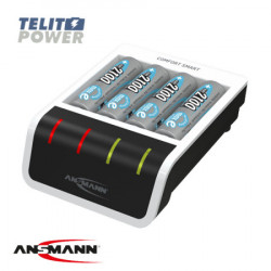 Ansmann NiMH / NiCd punjač baterija comfort smart sa 4 punjive AA/2100mAh baterije ( 3334 ) - Img 2