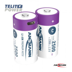 Ansmann punjiva Li-Ion 1.5V 2500mAh C sa USB tip C ulazom za punjenje 2 komada ( 4200 ) - Img 2