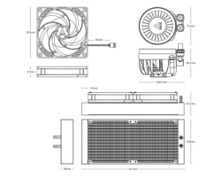 Arctic Liquid Freezer III 280 Black vodeno hlađenje (ACFRE00135A) -2