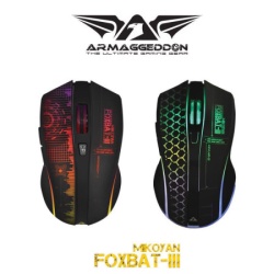 Armaggeddon mikoyan foxbat 3 wireless optical gaming mouse kevlar-13 ( 5574 )-2