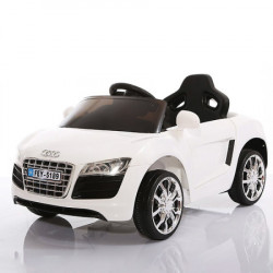 AUDI MIni automobil na akumulator za decu + funkcija ljuljanja - Beli - Img 1