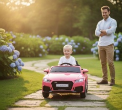 Audi TT RS Roadster auto za decu 2212 roze