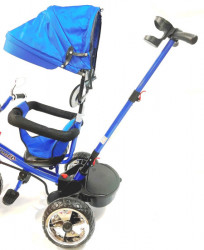 Babyland tricikl sa tendom i ručkom met.Y-TS5548 plavi ( 066819P ) - Img 4