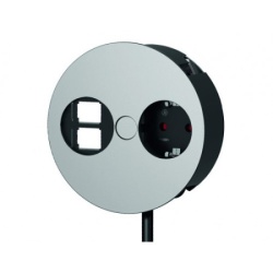 Bachmann TWIST Ugrad.utic,1xšuko,2xkeyston praz.mest, hrom mat GST18 ( 931.001 )