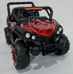 BAGI Exclusive - Auto na akumulator za decu sa funkcijom ljuljanja - Crveni