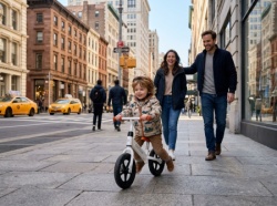 Balance Bike Bicikl bez pedala Model 750 bela