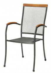 Baštenska stolica larvik siva ( 3759803 )