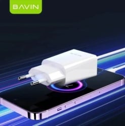 Bavin punjač 2.4A USB-A + kabl Micro bela ( 90026 )-3