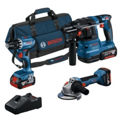 Bosch Set alata 18V GSR+GWS+GBH+3x4.0Ah+GAL 18 ( 0615A5007L )