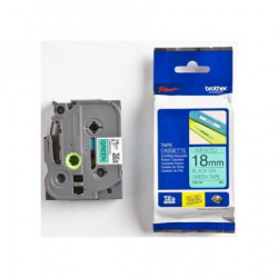 Brother Lam.traka 18mm crno/zeleno ( TZE741 )