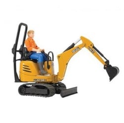 Bruder JCB mini guseničar 8010 CTS sa figurom ( 620028 )-3