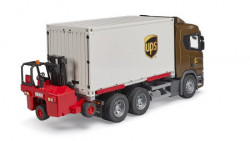 Bruder Kamion Scania UPS sa viljuskarom ( 35822 ) - Img 2