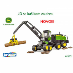 Bruder Kombajn JD sa kašikom za drva ( 021351 ) - Img 7