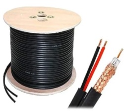 Cablexpert COAX-RG59+2X0.75 300m Kabl RG59