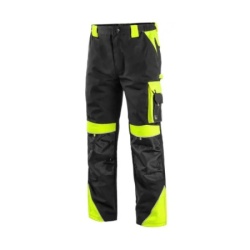 Canis Radne pantalone do struka sirius brighton crno-žute vel.50 ( 64868 )
