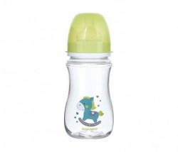 Canpol baby flašica 240ml široki vrat, antikolik - easy start- toys green horse ( 35/221_gre ) - Img 2