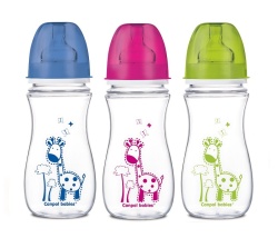 Canpol flašica široki vrat antikolik easy start colorful animals 300ml ( 35/204 )-1