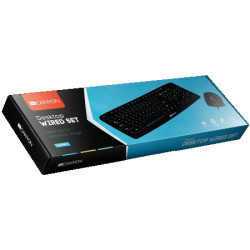 Canyon USB standard KB, water resistant AD layout bundle with optical 3D wired mice 1000DPI black ( CNE-CSET1-AD ) - Img 2