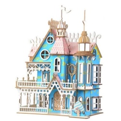 Čarolijashop 3d drvena slagalica - Plava Vila fantazija ( 181)