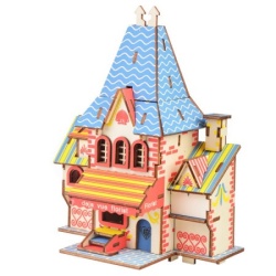 Čarolijashop 3d drvena slagalica - Vila cveća ( 422)