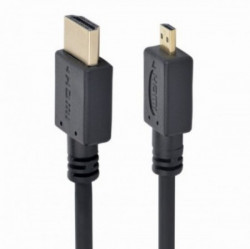 CC-HDMID-6 Gembird HDMI male to micro D-male black kabl 1.8m - Img 1