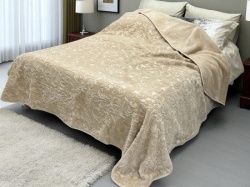 Ćebe Merinos 220x160cm A8 Cvet Krem boja ( VLK000394-A8cvet )