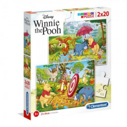 Clementoni puzzle 2x20 winnie the pooh 2018 ( CL24516 ) - Img 1