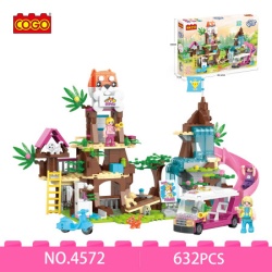 Cogo kockice-girls kolekcija: zabavni park za kućne ljubimce. 632 delova. ( 93394 )