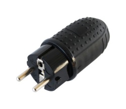 Commel utikac sa kontaktom za uzemljenje 16a 250v, gumeni ( c290-302 )