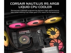 Corsair nautilus 360/argb/360mm/triple fan/vodeno hladenje/crna Kuler za CPU  ( CW-9060093-WW ) -8