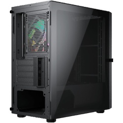 Cougar | purity rgb black | pc case | mini tower / tg front panel with argb strip / 1 x argb fan / 3mm tg left panel ( CGR-5PC4B-RGB )  - Img 2