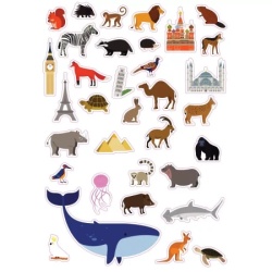 Creative poster  nalepnice world ( 75309 ) -3