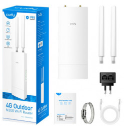 Cudy LT400 Outdoor 4G LTE Cat 4 N300 Wi-Fi Router, Nano SIM Slot, 10/100Mbps WAN/LAN - Img 1