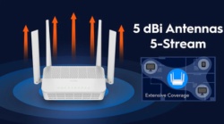 Cudy WR3000S, AX3000 10/100/100M Gigabit Mesh Wi-Fi 6 Router 2,4/5Ghz White-5