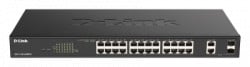 D-Link LAN Switch DGS-1100-26MPV2/E 10/100/1000Mbps 24PoEport/2SFP Smart