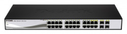 D-Link LAN Switch DGS-1210-24P/E 10/100/1000 24port PoE Smart