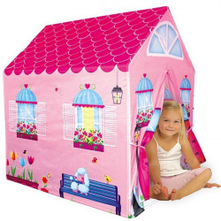Dečiji komplet za dvorište ( Princess set 3 ) tobogan + šator kućica + metalna klackalica - Img 3