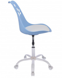 Dečja stolica JOY sa mekim sedištem - Plavo/Bela ( CM-976870 ) - Img 6