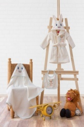 Dekordom Bade mantil set cb baby bathroom set - zurafa ( 039180 )