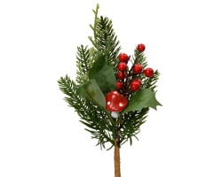 Dekordom dekoracija - pick 20cm 687363 - green - kmg ( 045702 )